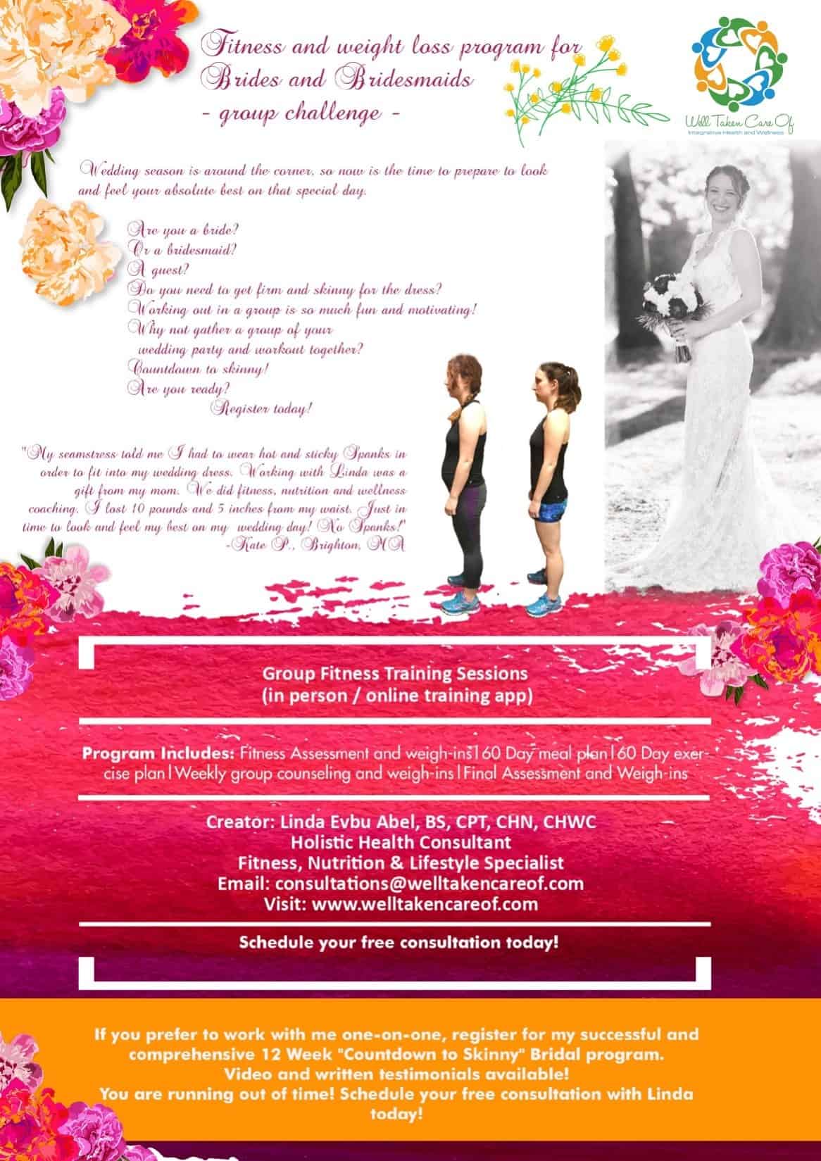 A flyer for an event with two women standing next to each other.